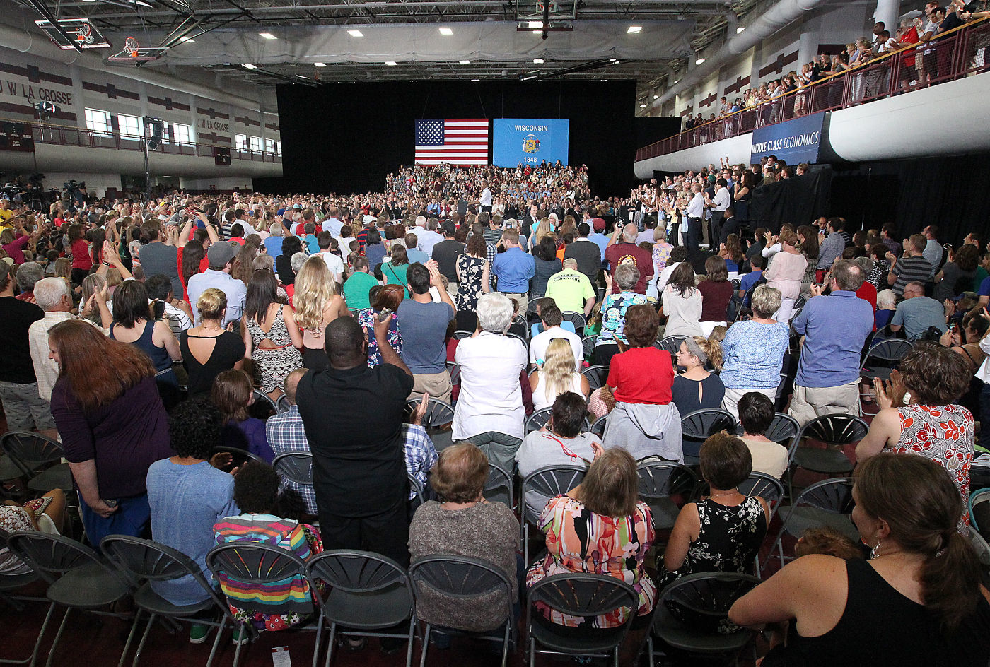 2015: President Barack Obama in La Crosse